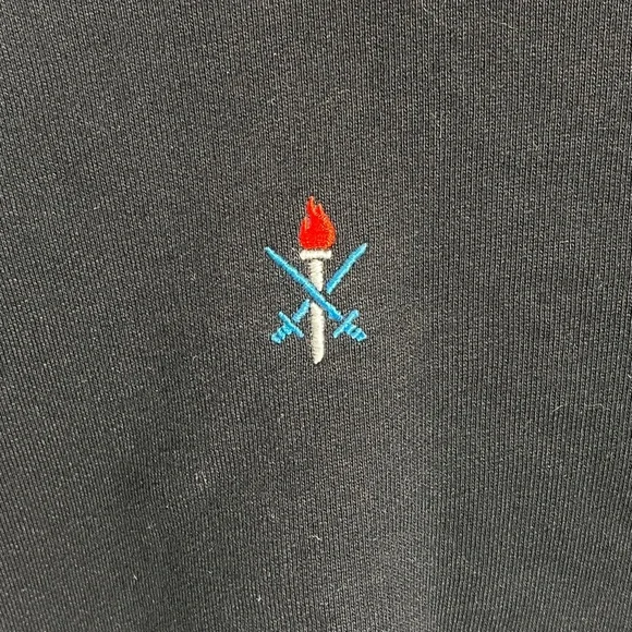 Opening Ceremony Ringer Cropped Black Textured Fabric XS - Picture 6 of 13